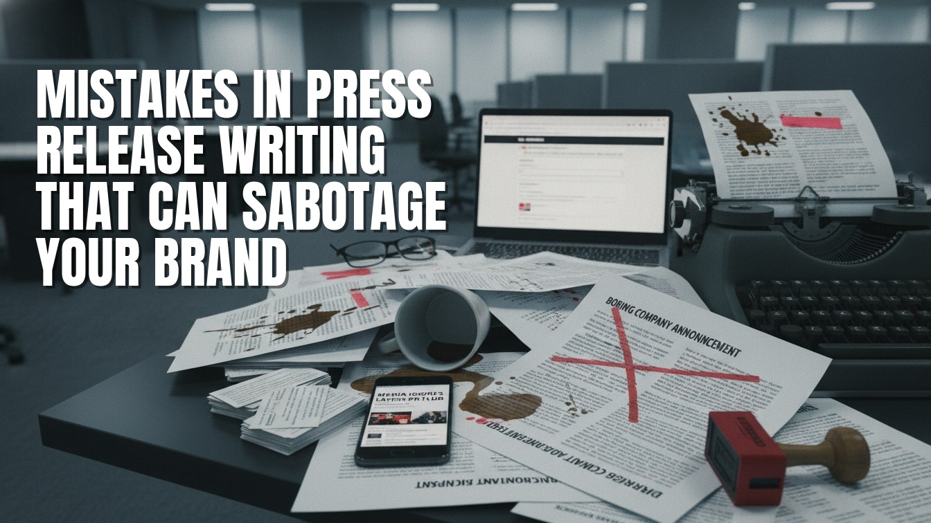 Mistakes in Press Release Writing That Can Sabotage Your Brand