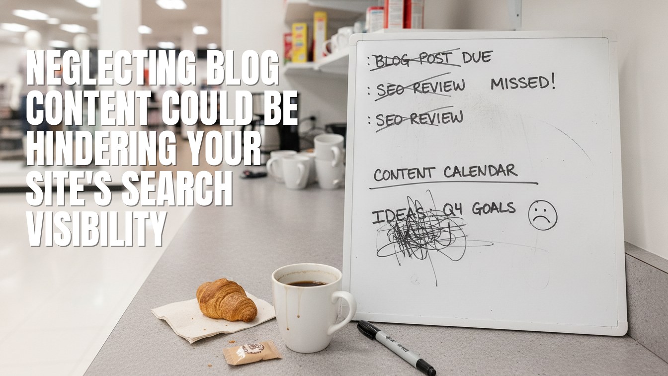 Neglecting Blog Content Could Be Hindering Your Site's Search Visibility