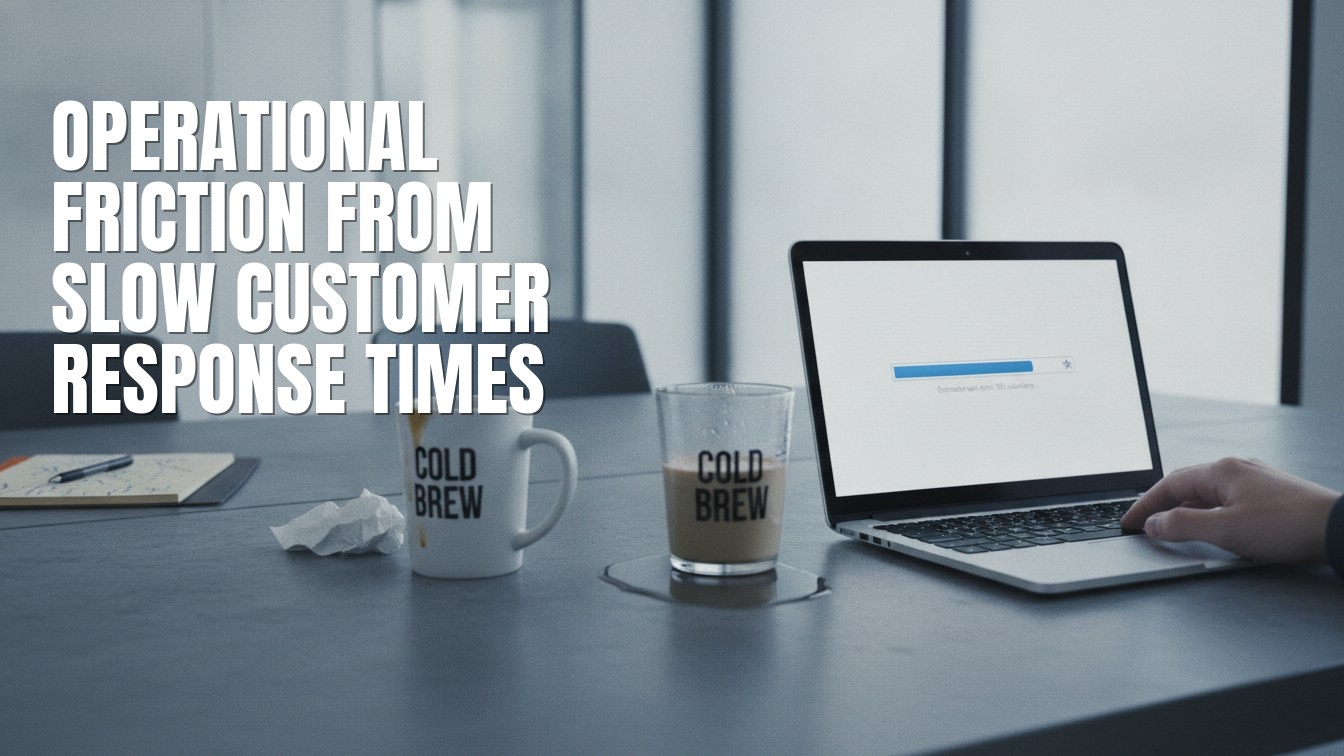 Operational Friction from Slow Customer Response Times