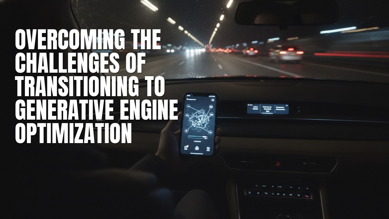 Overcoming the Challenges of Transitioning to Generative Engine Optimization
