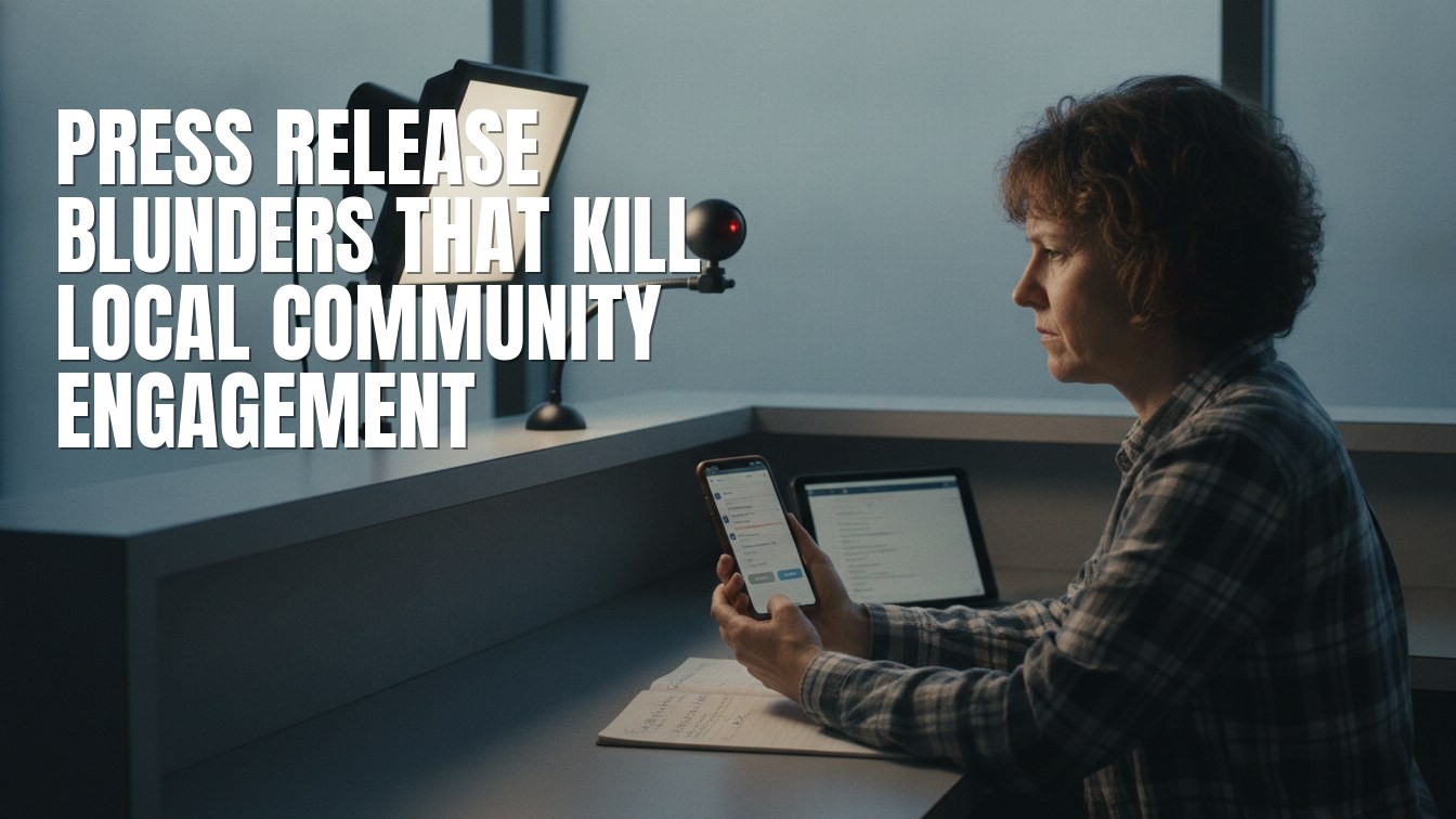 Press Release Blunders That Kill Local Community Engagement