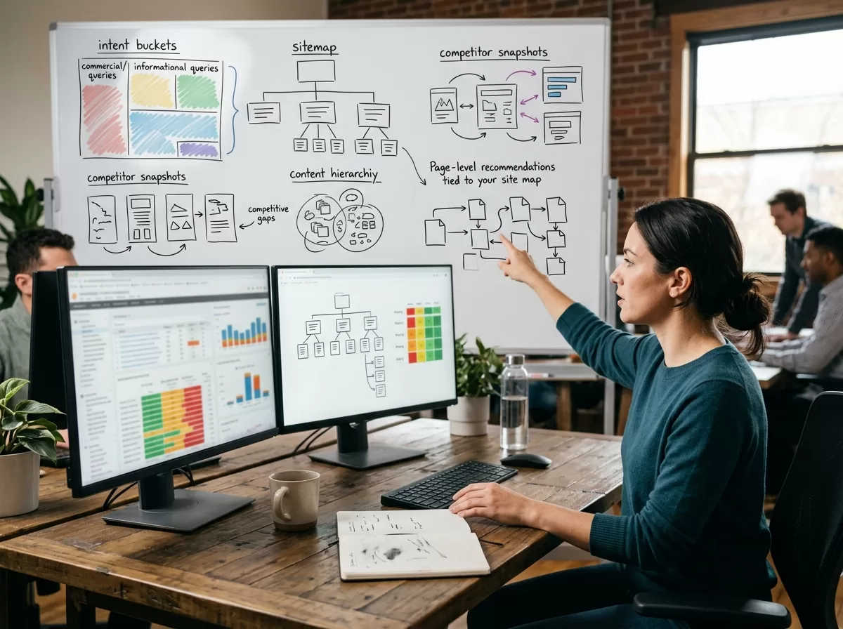 Keyword and competitive research, Network Strategics