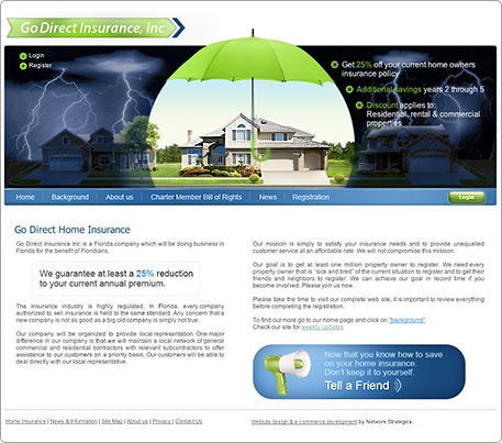 Insurance Company Webdesign,
