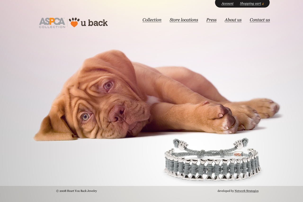 Jewelry Online Store Webdesign