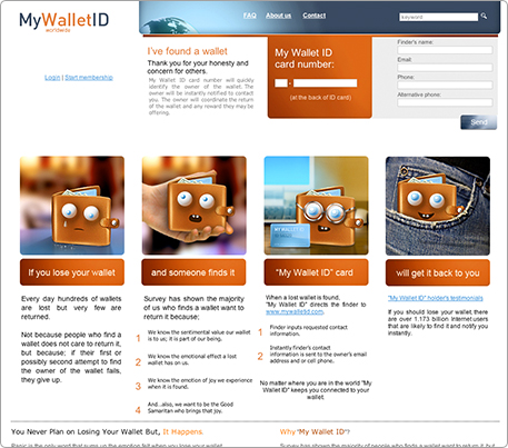Wallet ID webdesign,